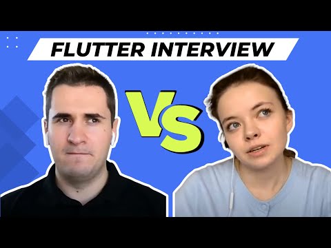 Flutter interview of a SENIOR developer | Did she answer ALL questions?